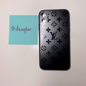 Black Louis Vuitton print iPhone 11 case